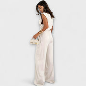 Ensemble Asymétrique avec Épaules Dramatiques