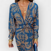 Robe Satin Minimaliste