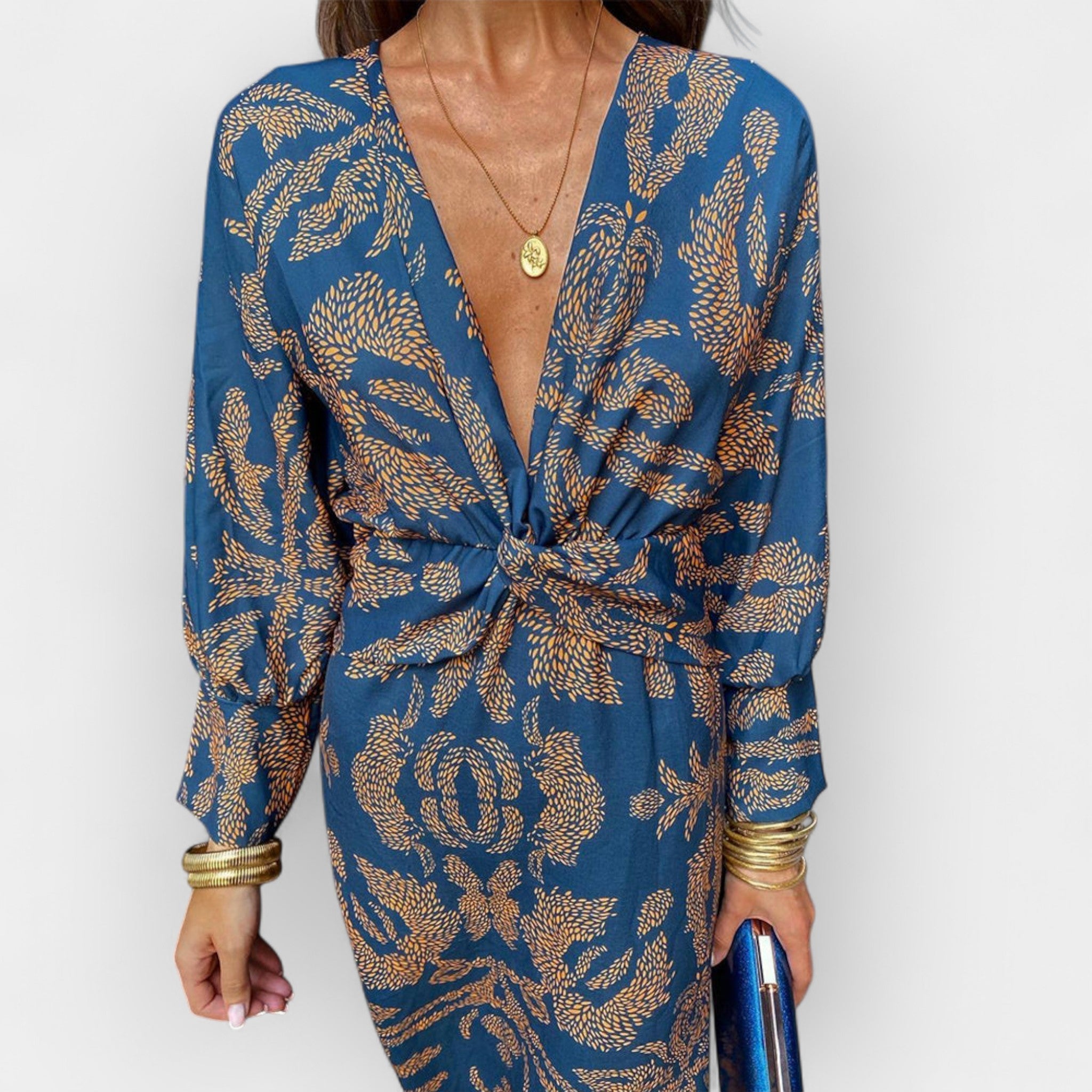 Robe Satin Minimaliste