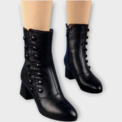 Bottines Élégantes à Talon Moyen