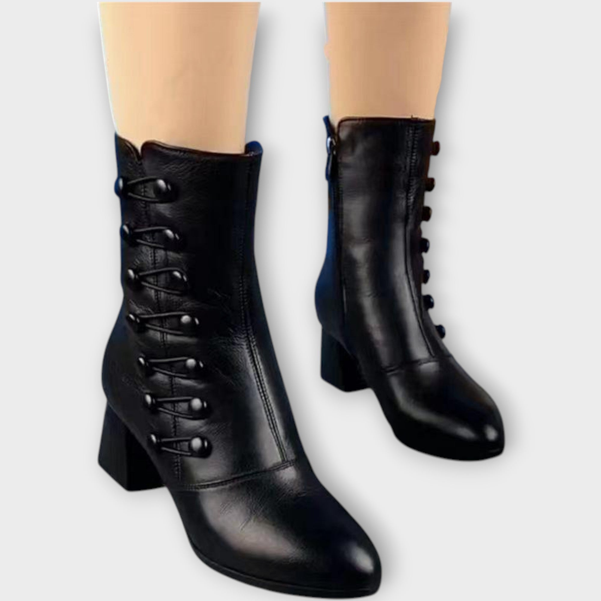 Bottines Élégantes à Talon Moyen