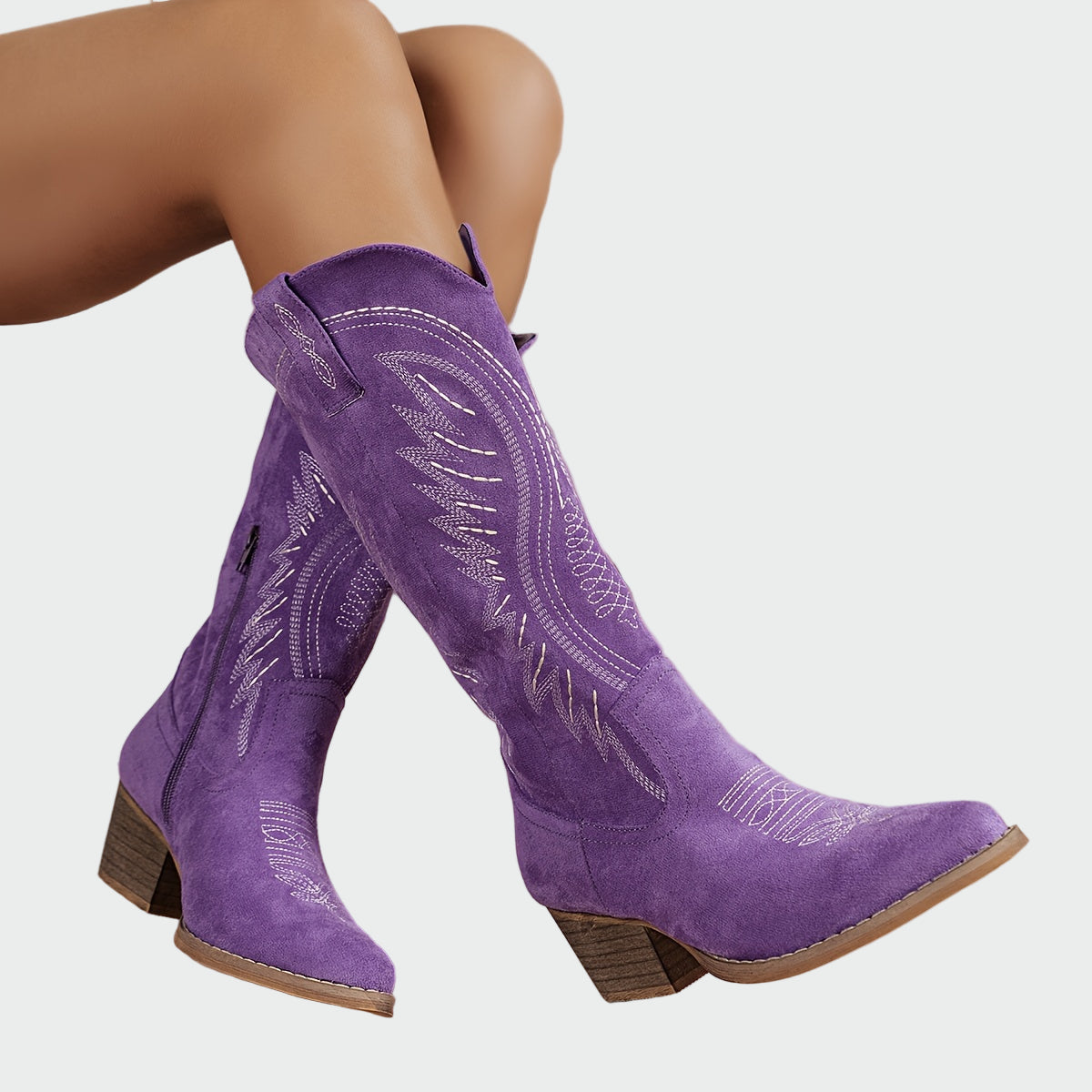 Bottes Western Brodées Élégantes