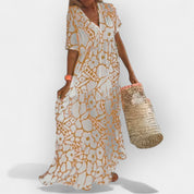 Robe d'été aérienne avec motif