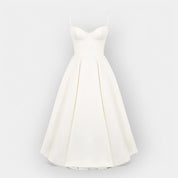 Robe Midi Blanche Simple