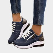 Chaussure Orthopédique avec Fermeture Éclair et Semelle Épaisse