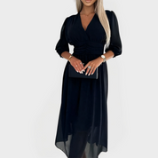 Robe en Chiffon de Soie Aérée pour Occasions Élégantes
