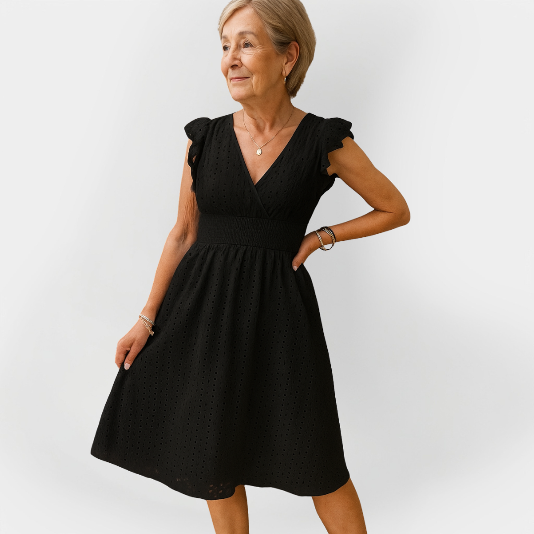 Robe Impressionnante avec Taille Bouffante