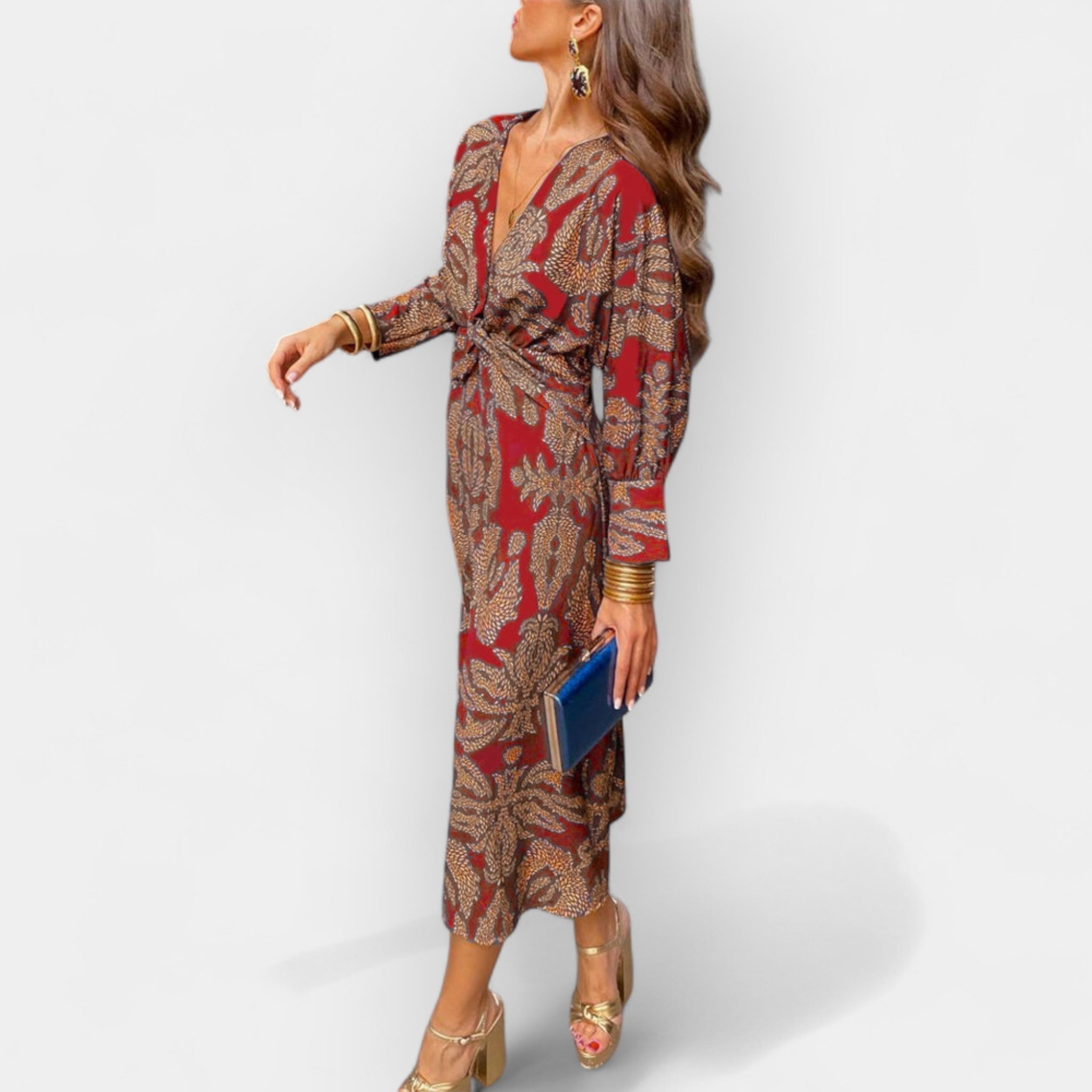 Robe Satin Minimaliste