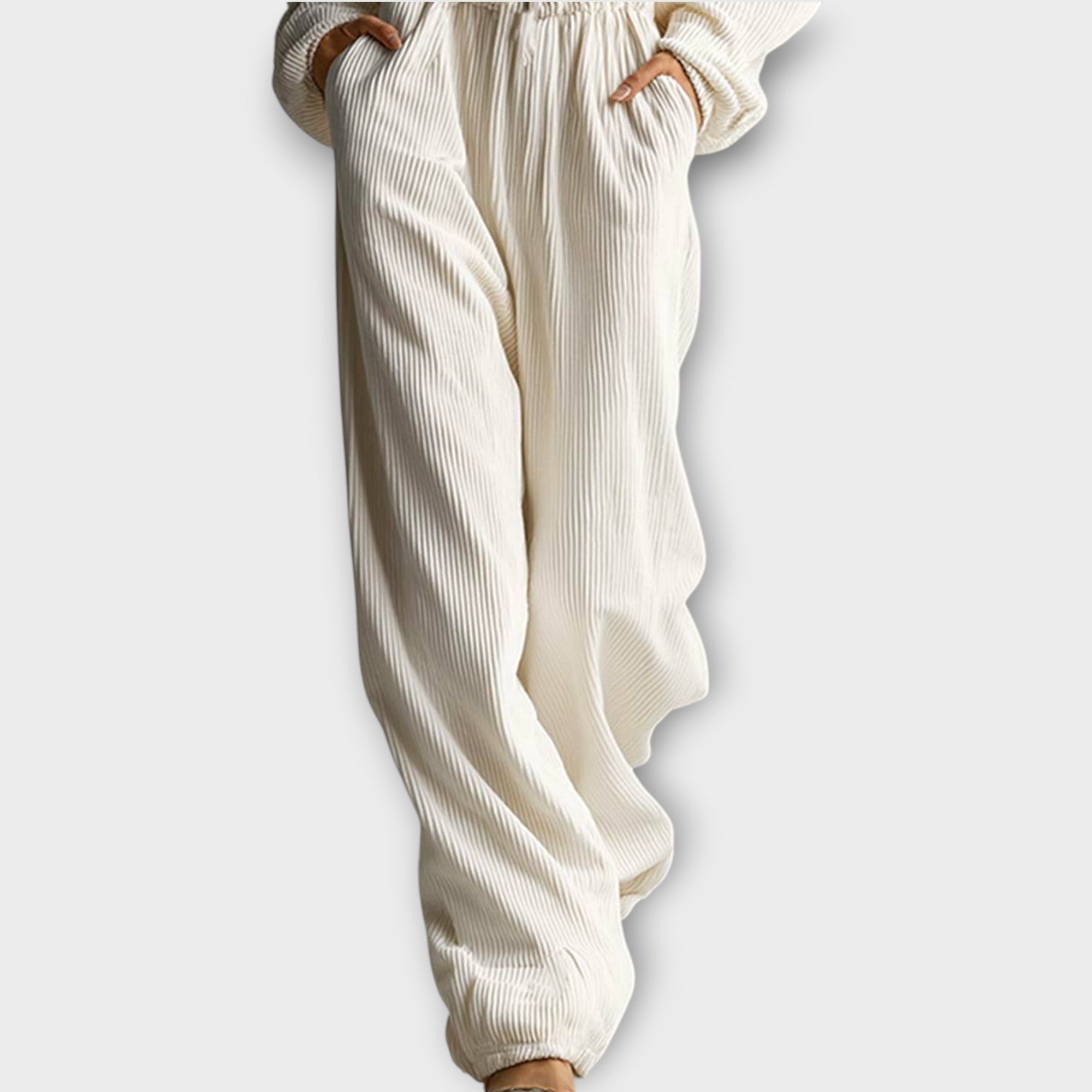 Combinaison Large Plissée Sans Effort