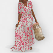 Robe d'été aérienne avec motif