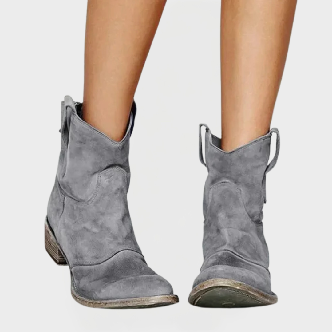 Bottines Western Rétro avec une Touche Chic