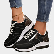 Chaussure Orthopédique avec Fermeture Éclair et Semelle Épaisse