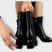 Bottines Élégantes à Talon Moyen