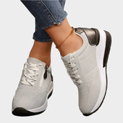 Chaussure Orthopédique avec Fermeture Éclair et Semelle Épaisse