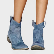 Bottines Western Rétro avec une Touche Chic