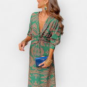 Robe Satin Minimaliste