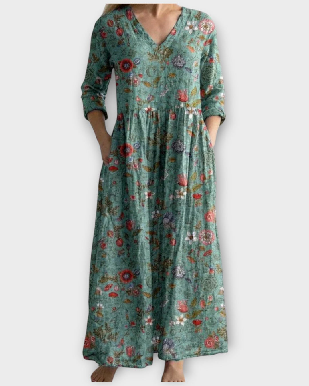 Robe Maxi Florale Vintage