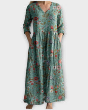 Robe Maxi Florale Vintage
