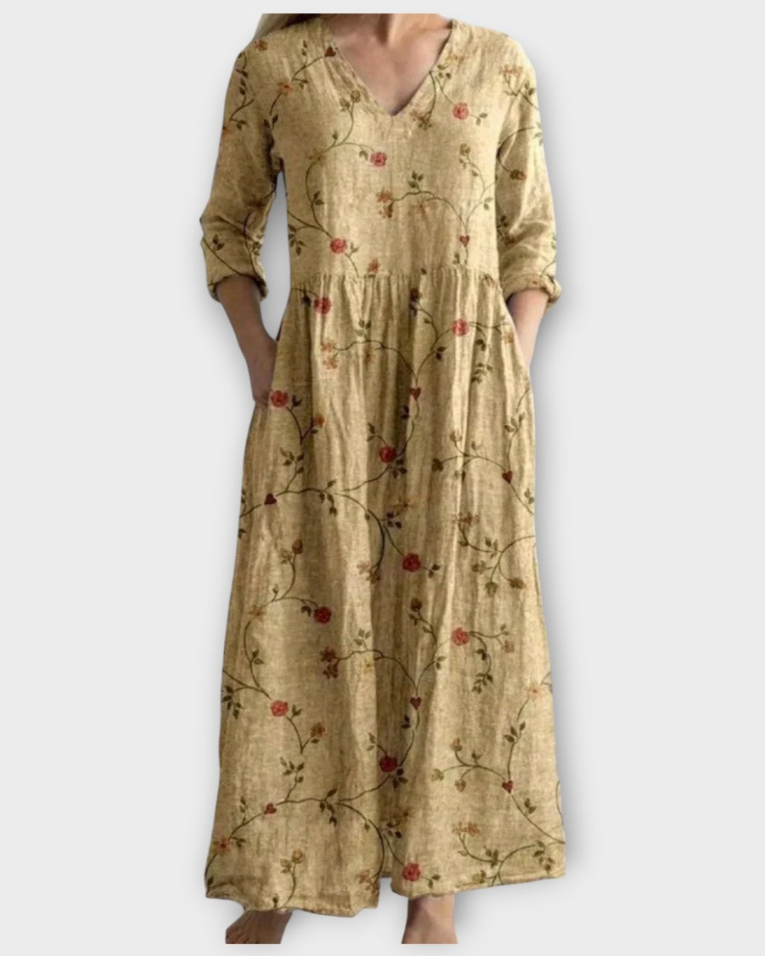 Robe Maxi Florale Vintage