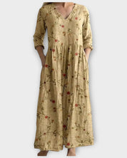 Robe Maxi Florale Vintage