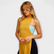 Combinaison Longue Turquoise Foncé