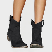 Bottines Western Rétro avec une Touche Chic