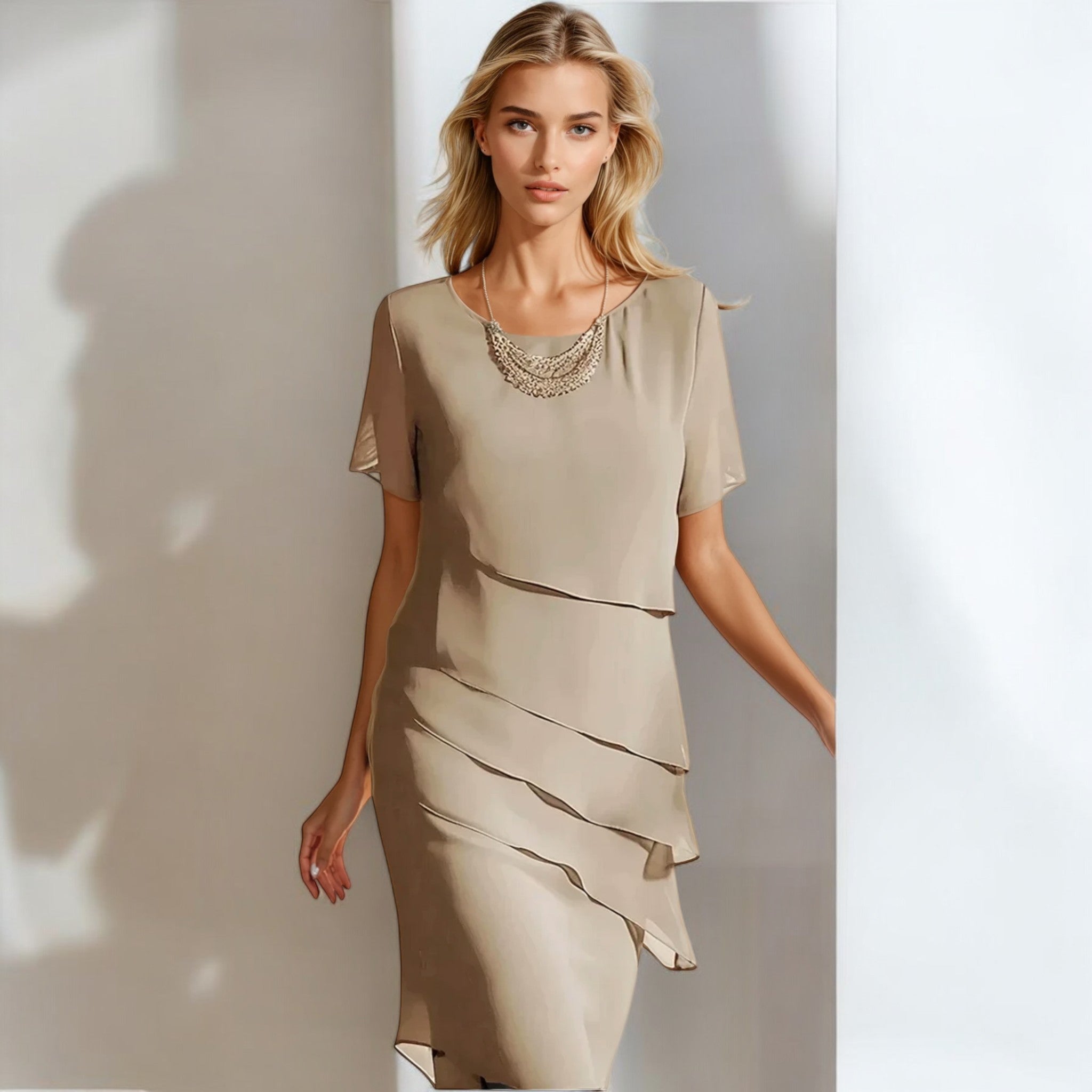 Robe en Chiffon Élégante