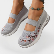 Chaussures Orthopédiques avec Broderie Florale