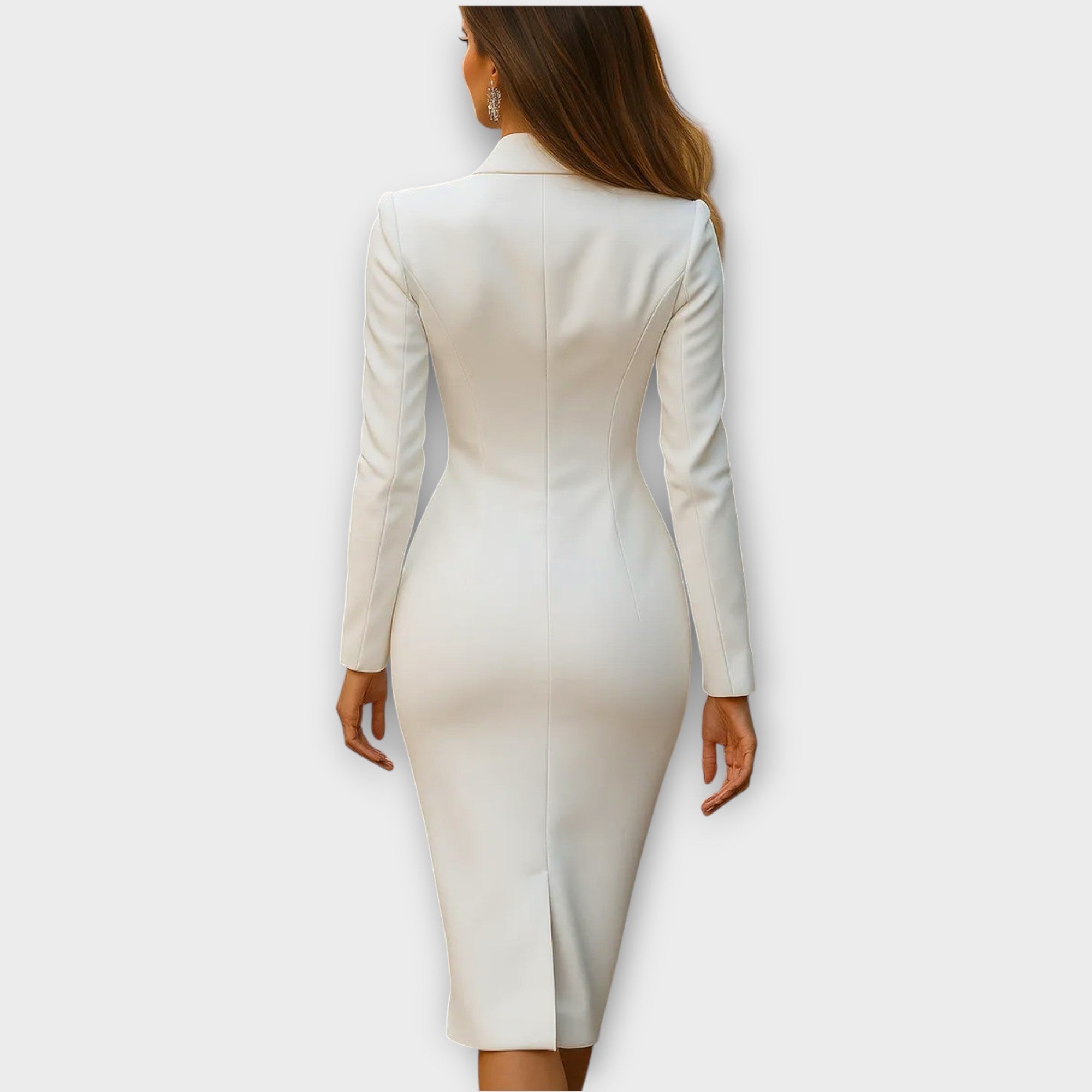 Robe Midi Blazer Élégance Sur Mesure