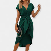 Robe Midi Verte avec Style