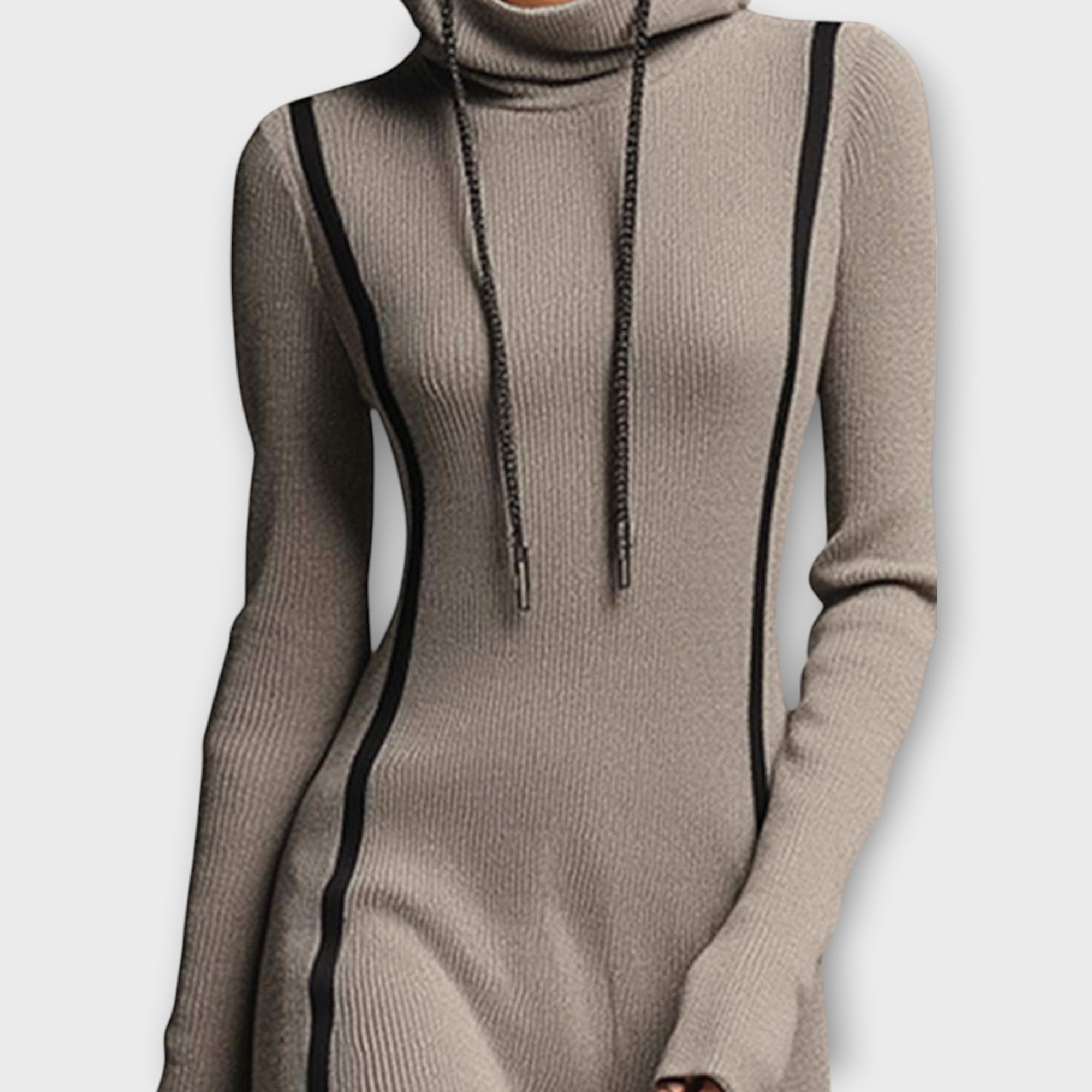 Robe Maxi à Capuche Coupe Décontractée