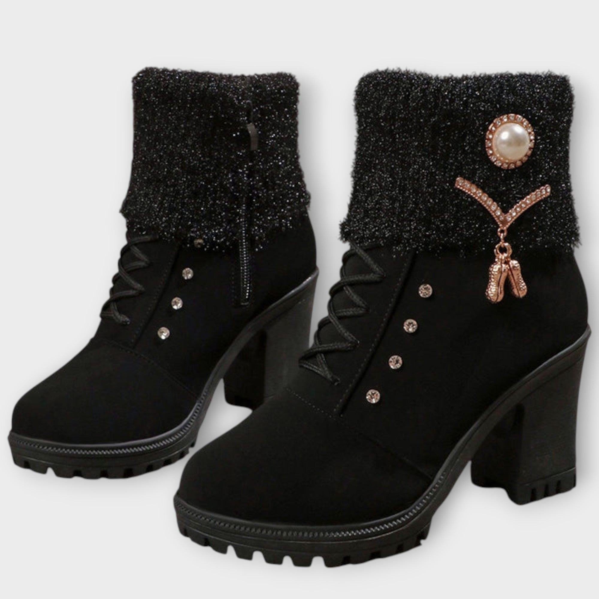 Bottines en Tricot Luxe