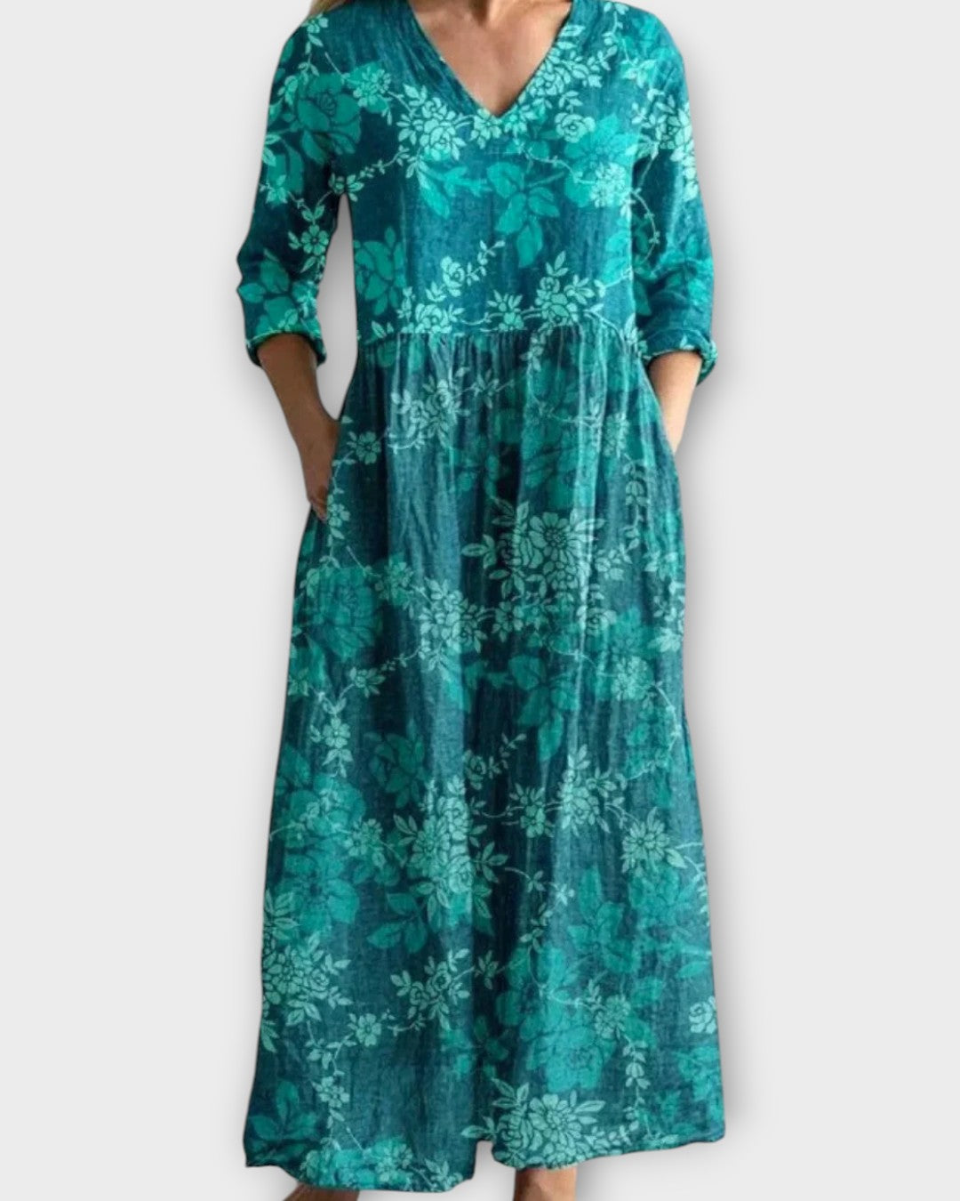 Robe Maxi Florale Vintage