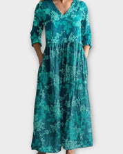 Robe Maxi Florale Vintage