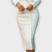 Robe Midi Blazer Élégance Sur Mesure