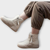 Bottes d'hiver matelassées à fermeture éclair