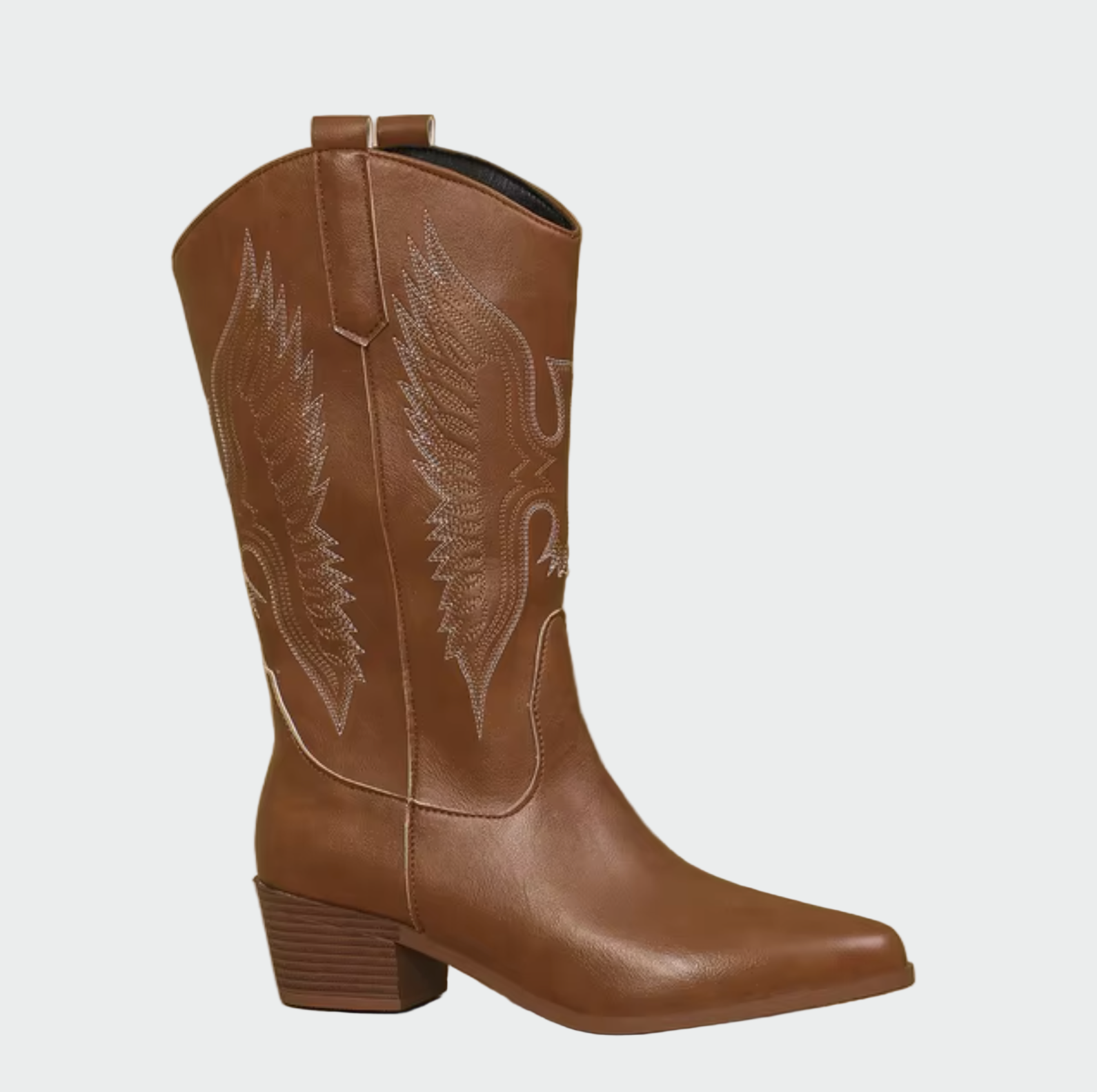 Bottes de cowboy western en cuir