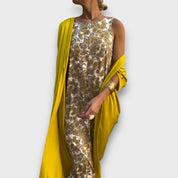 Robe Maxi avec Cardigan