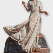 Robe maxi en doux style bohème