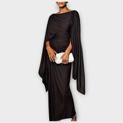 Robe de Soirée Élégante à Épaule Drapée