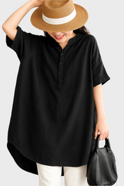 Robe Chemise en Lin Décontractée