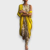 Robe Maxi avec Cardigan