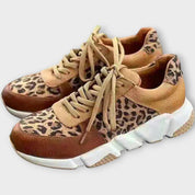 Baskets à Semelle Épaisse avec Détails de Motif Chic