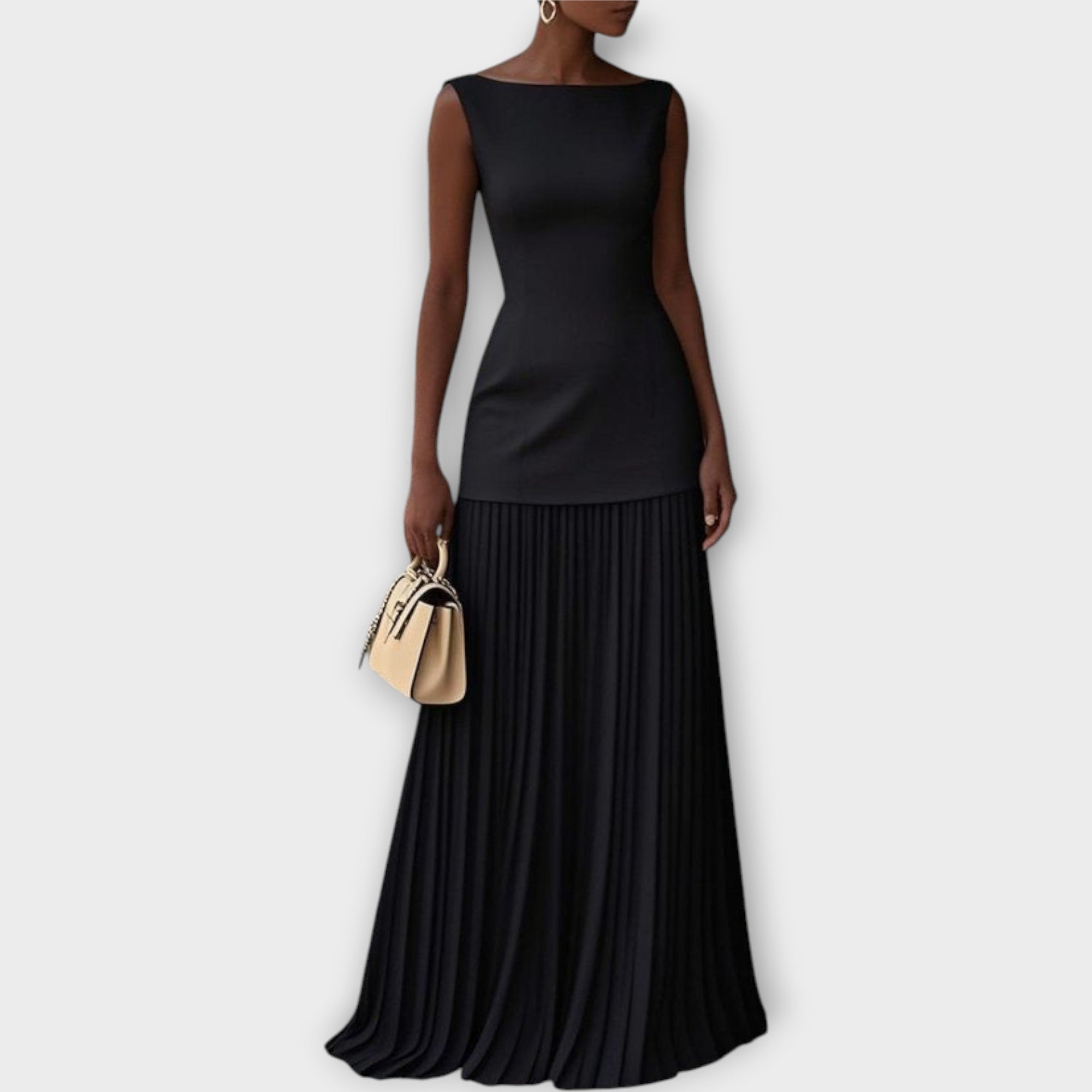 Robe Maxi Plissée Serena