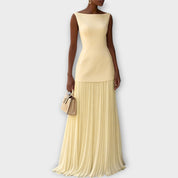 Robe Maxi Plissée Serena