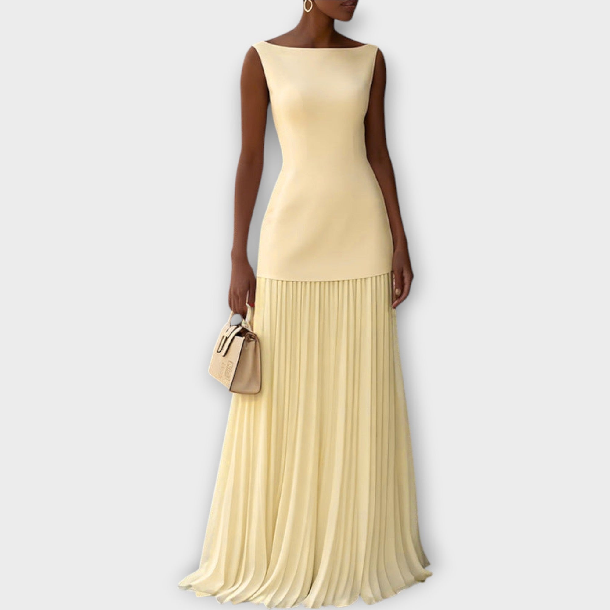 Robe Maxi Plissée Serena