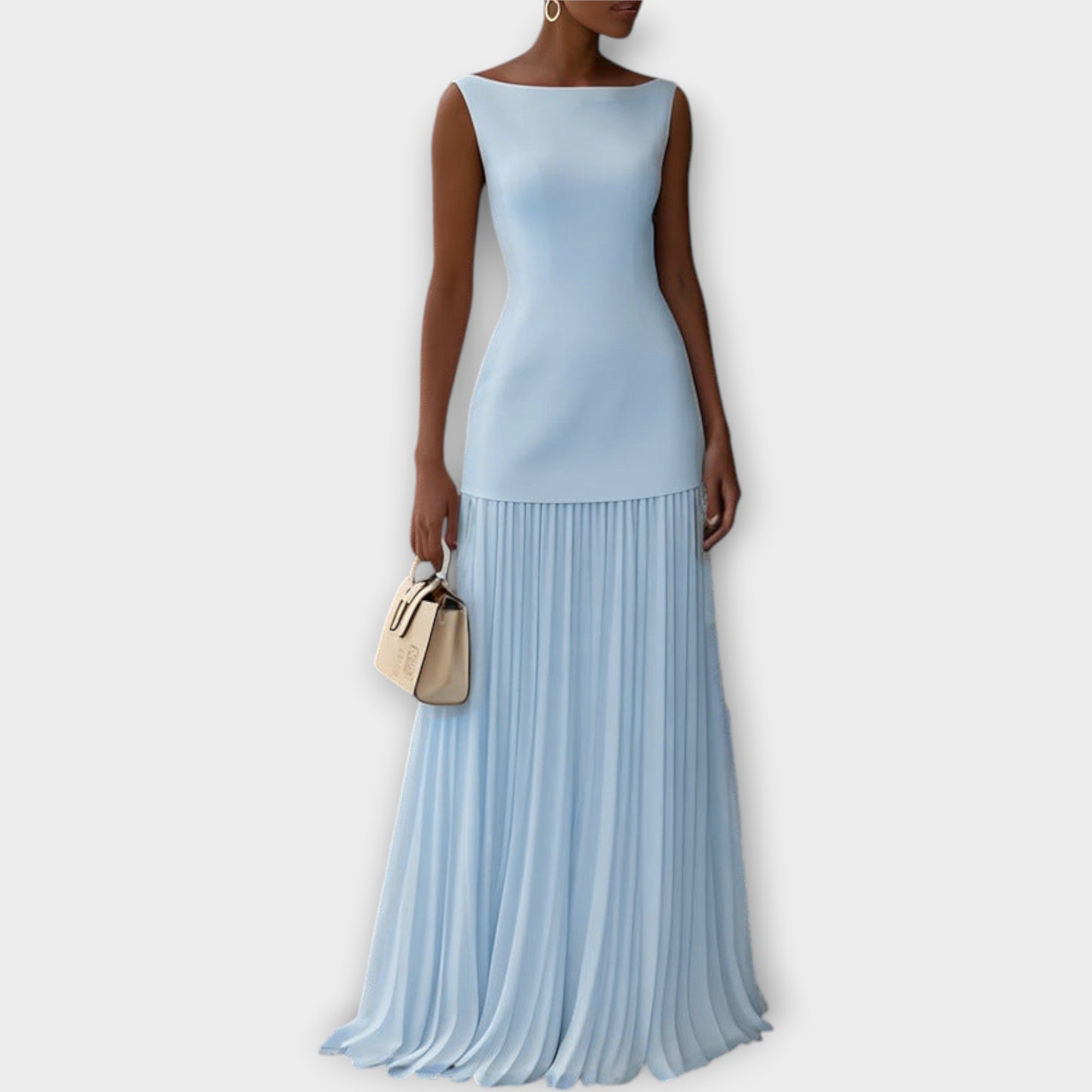 Robe Maxi Plissée Serena