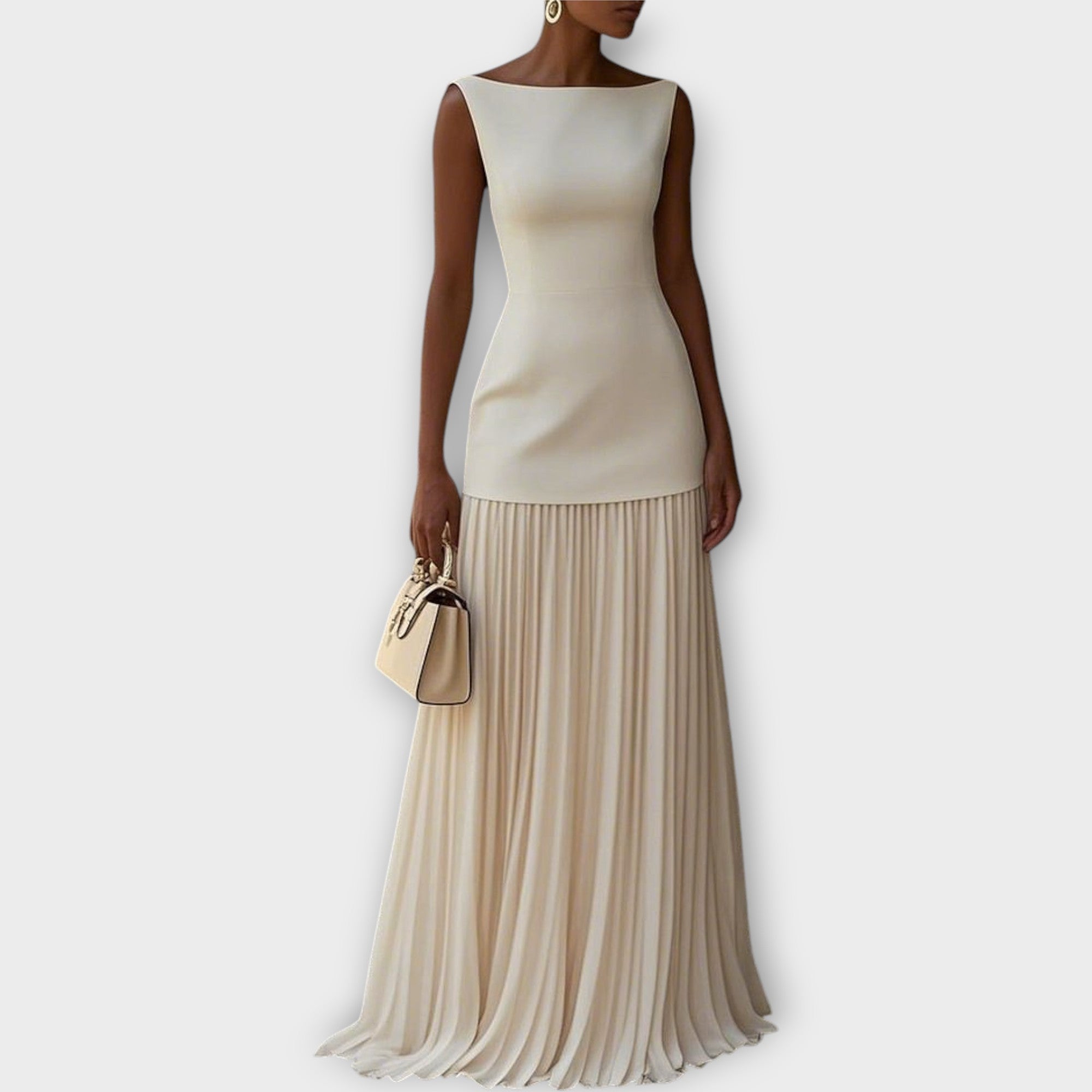 Robe Maxi Plissée Serena