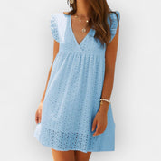 Robe d'été avec shorts cachés et poches