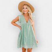 Robe d'été avec shorts cachés et poches